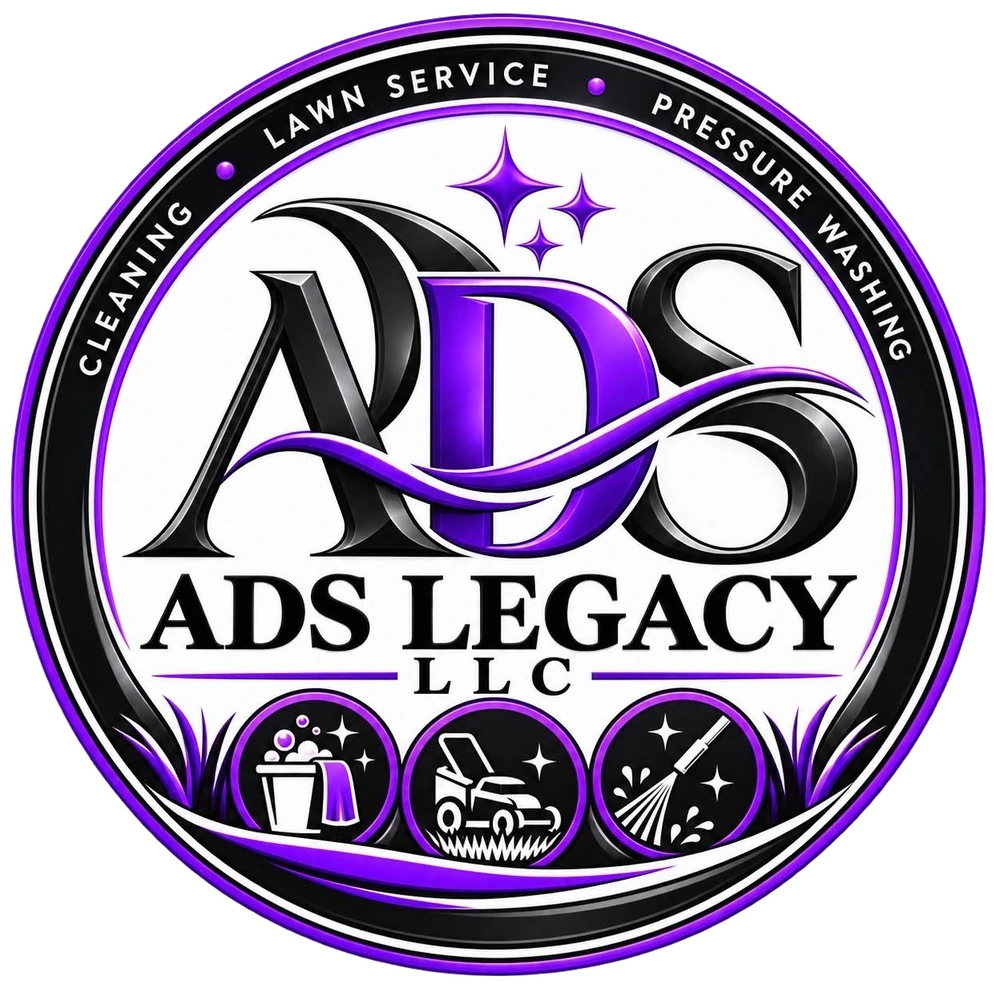 ADS Legacy LLC circular cleaning, lawn care and pressure washing logo