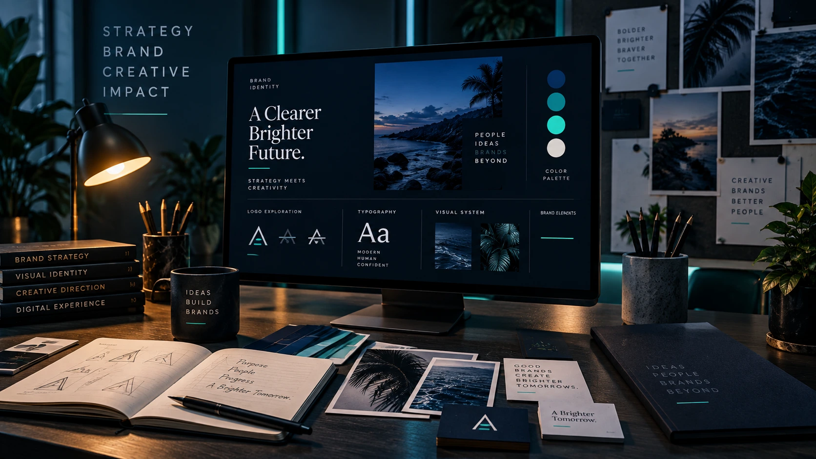 Brand Strategy And Creative Identity Workspace