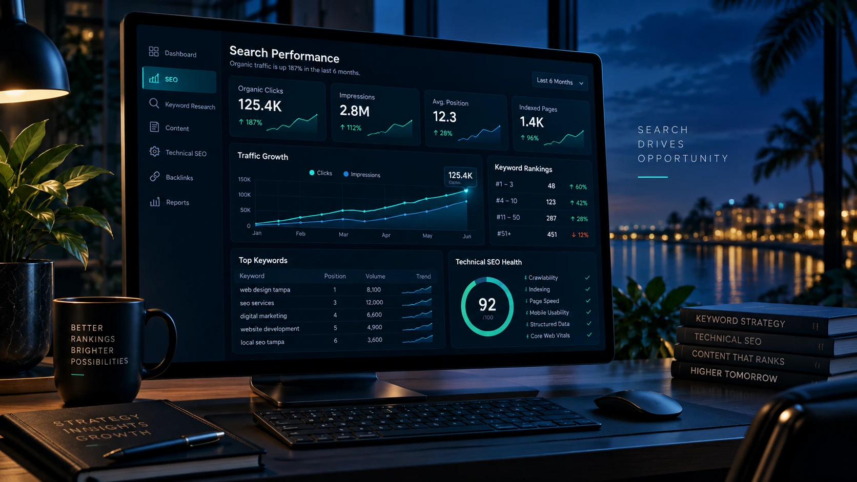 SEO Strategy And Search Analytics Workspace